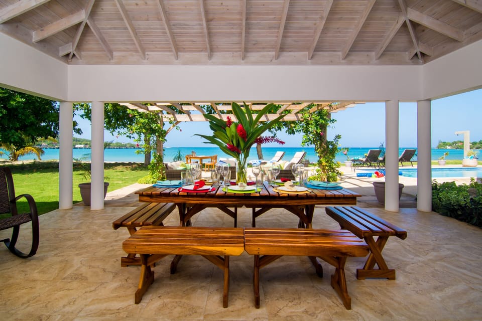 Lunch on the veranda