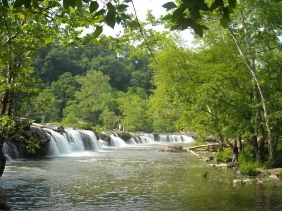 Sandstone Falls, Great Smallmouth Bass Fishing