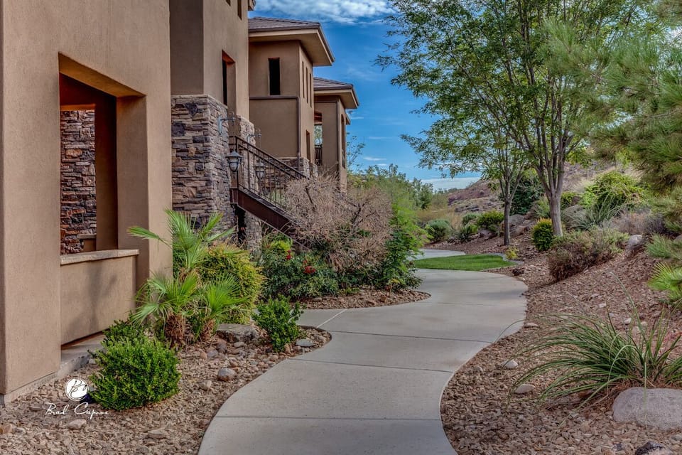 Mountain View’s off the patio and wheelchair accessible 