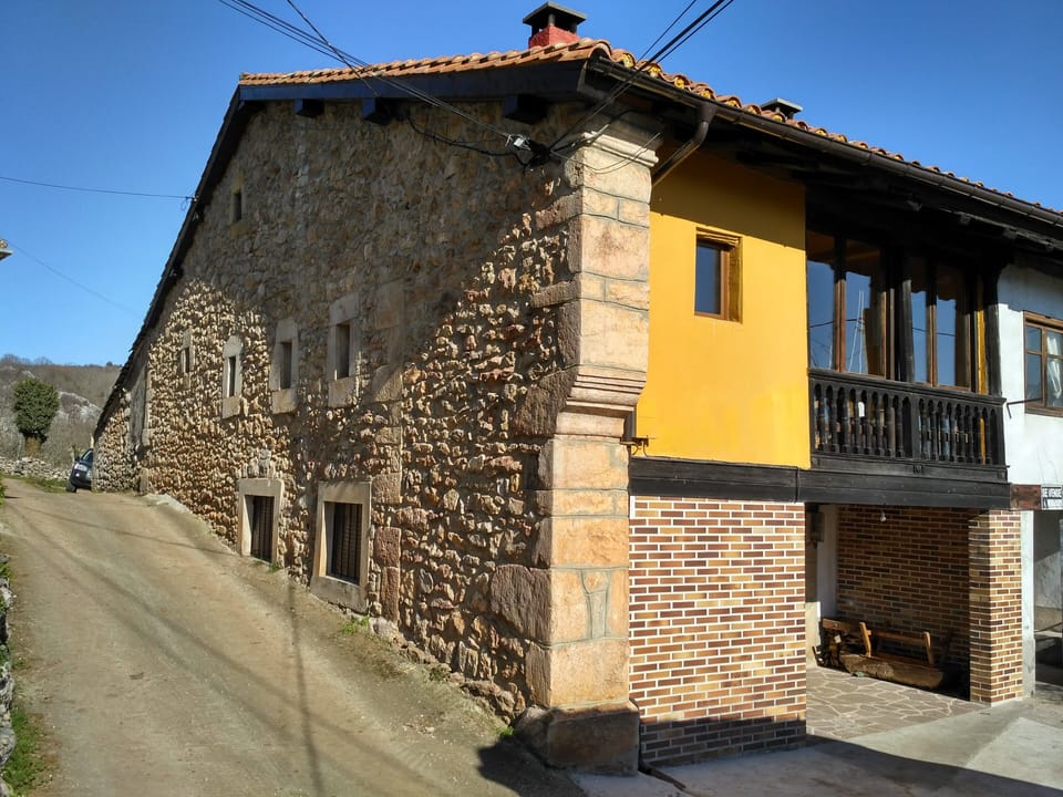 Front and side  view of the house