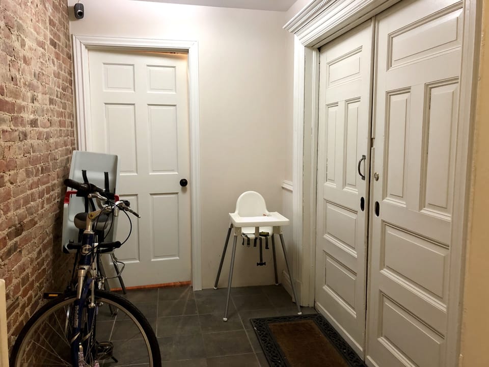 Your vestibule - your entrance door is to the right.