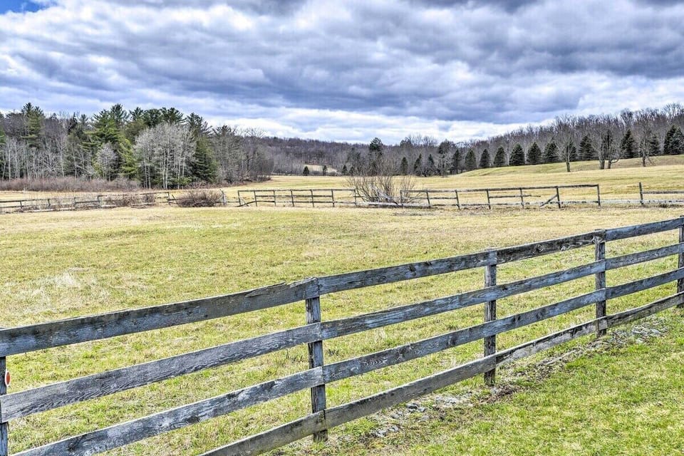Soak up the scenic landscape with a stroll through the 100-acre property.