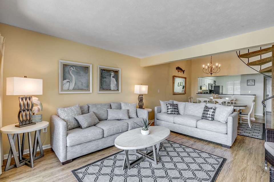 Living room is gorgeous