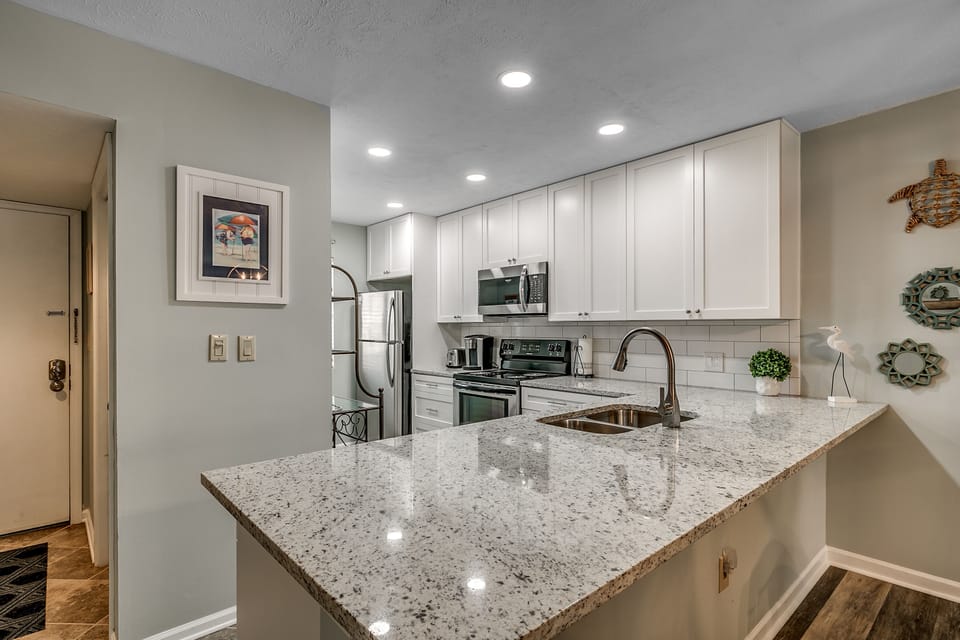 Kitchen is gorgeous!