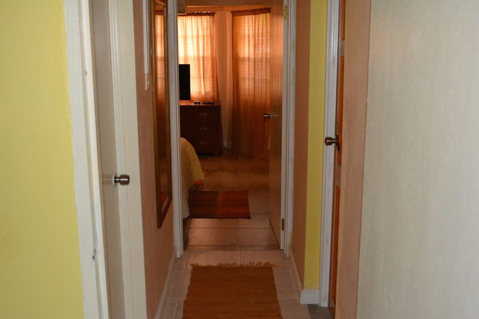 Corridor between bedrooms