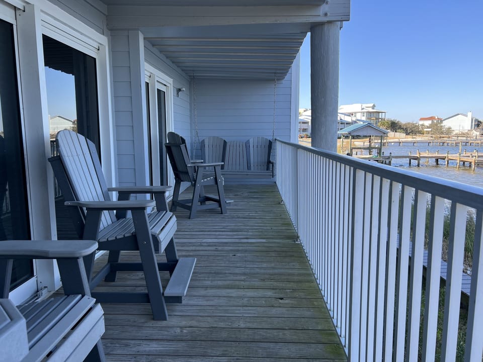 Back porch off of DEN and MBR