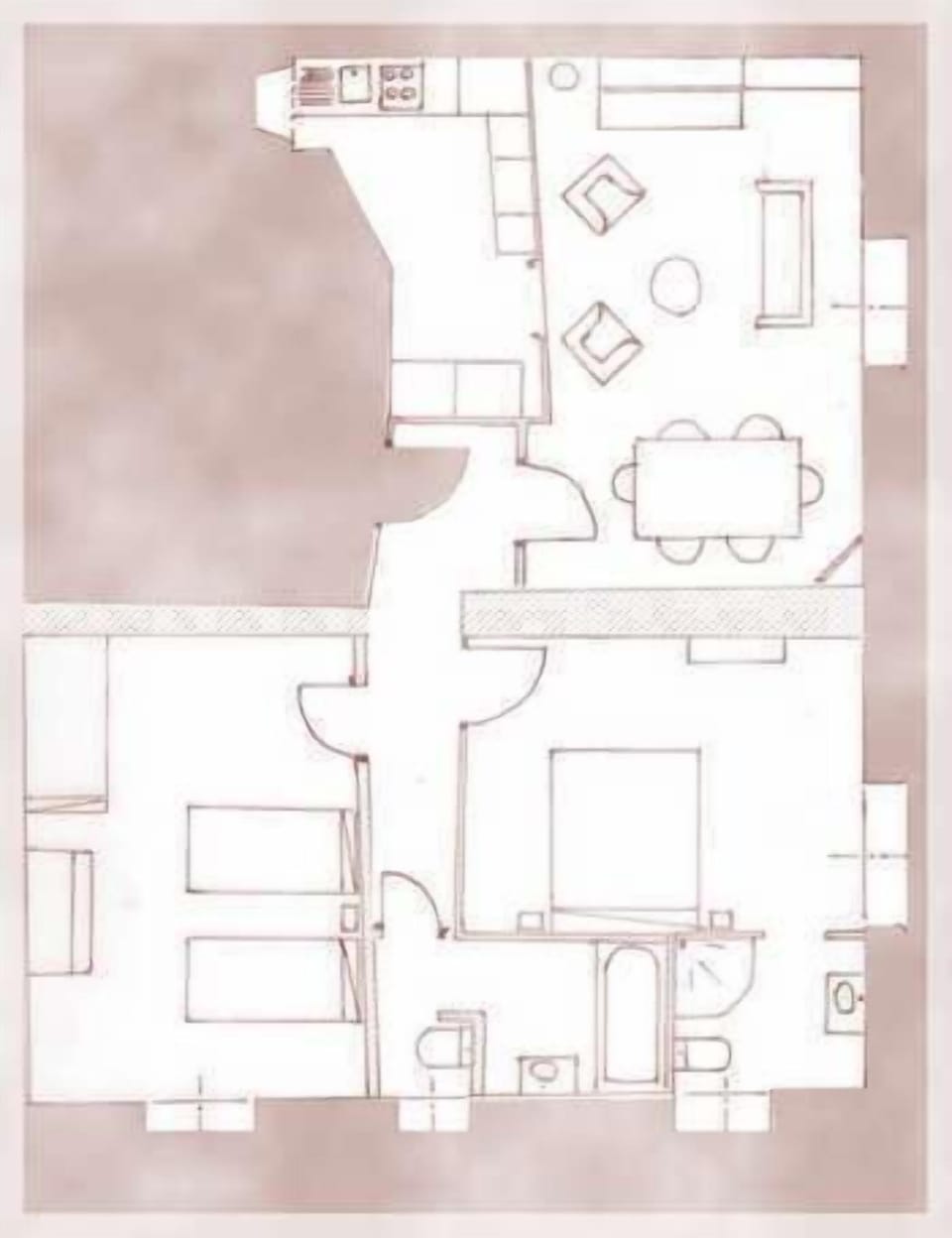 Map of the apartment