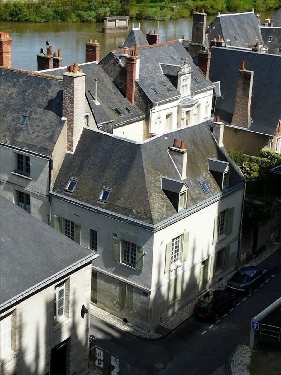 View on Villaconcorde taken from the terrace of the Royal castle of Amboise.