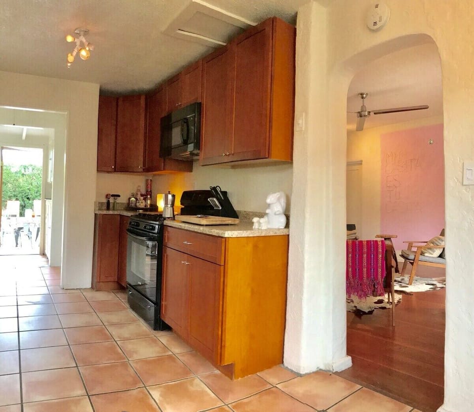 fully stocked kitchen