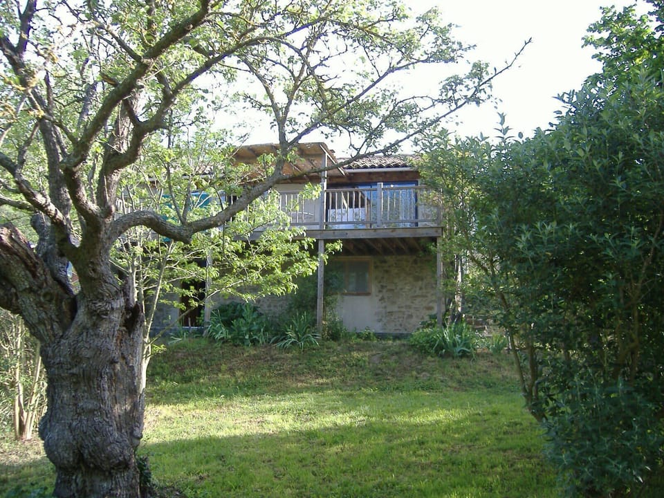 The house seen from the field