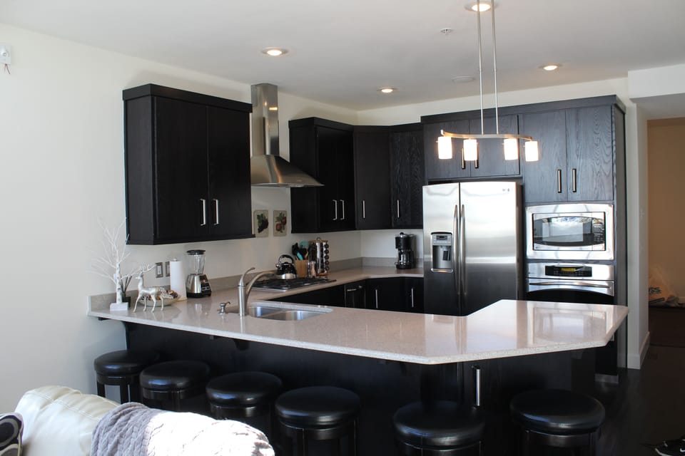 New kitchen is ready for your cook