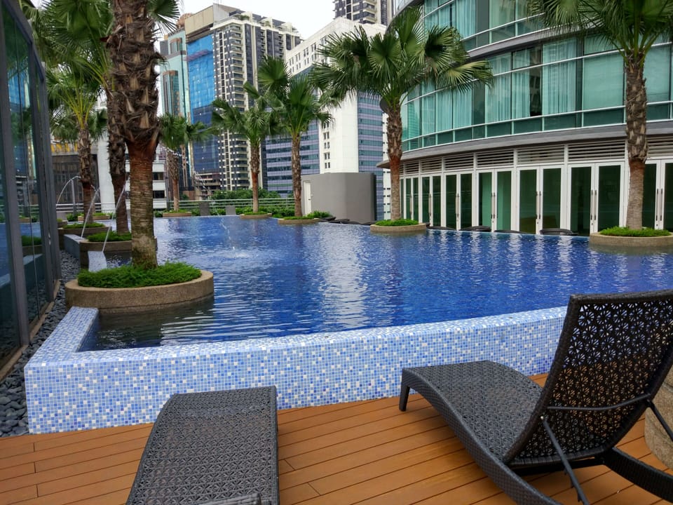 Secluded swimming pool for you to enjoy