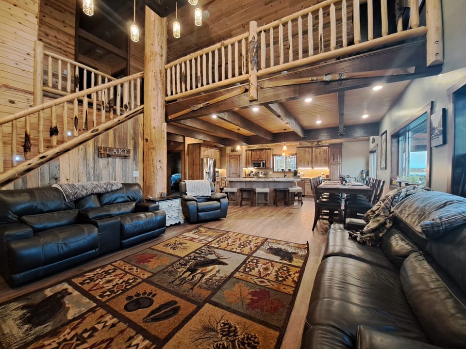 Main Floor living room, kitchen and dinning