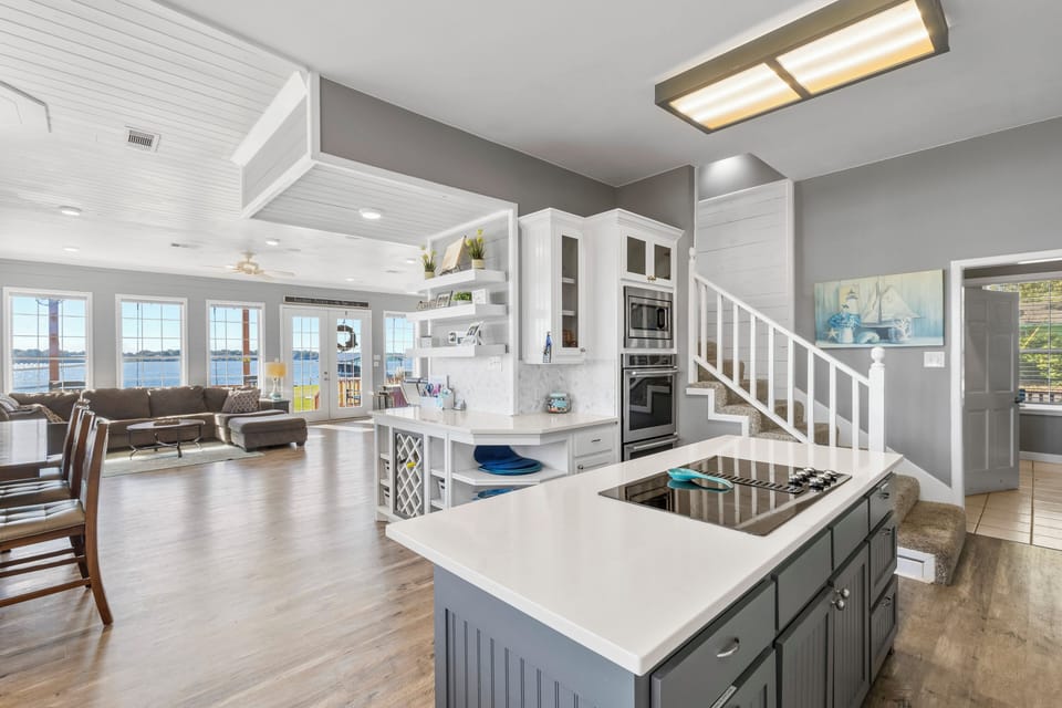 Kitchen has double ovens, microwave, two sinks, two dishwashers, ice machine and everything you need to feel at home! 