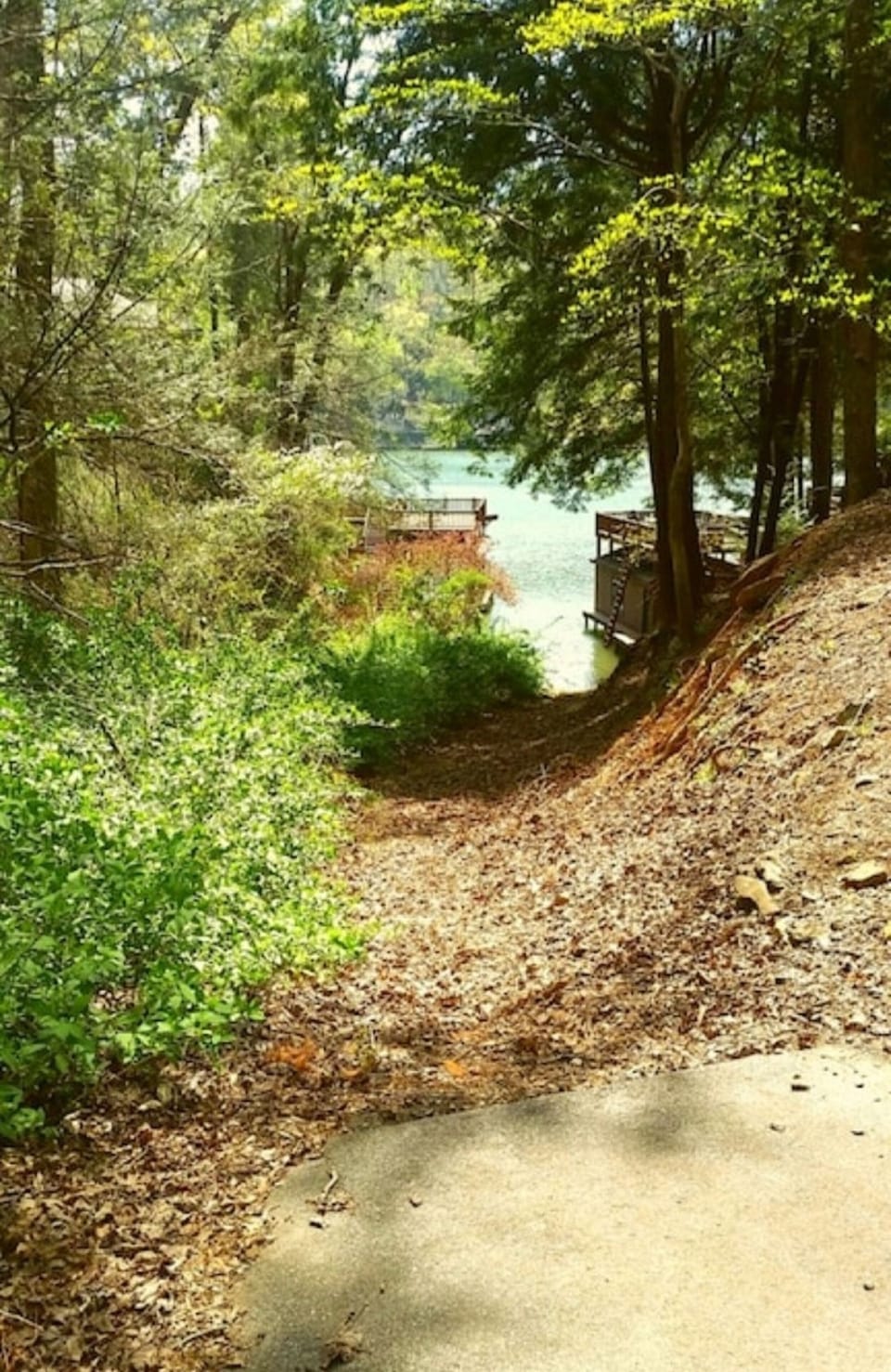 Walk to our lake access. Perfect for putting in tubes, kayak, canoe or fishing/s