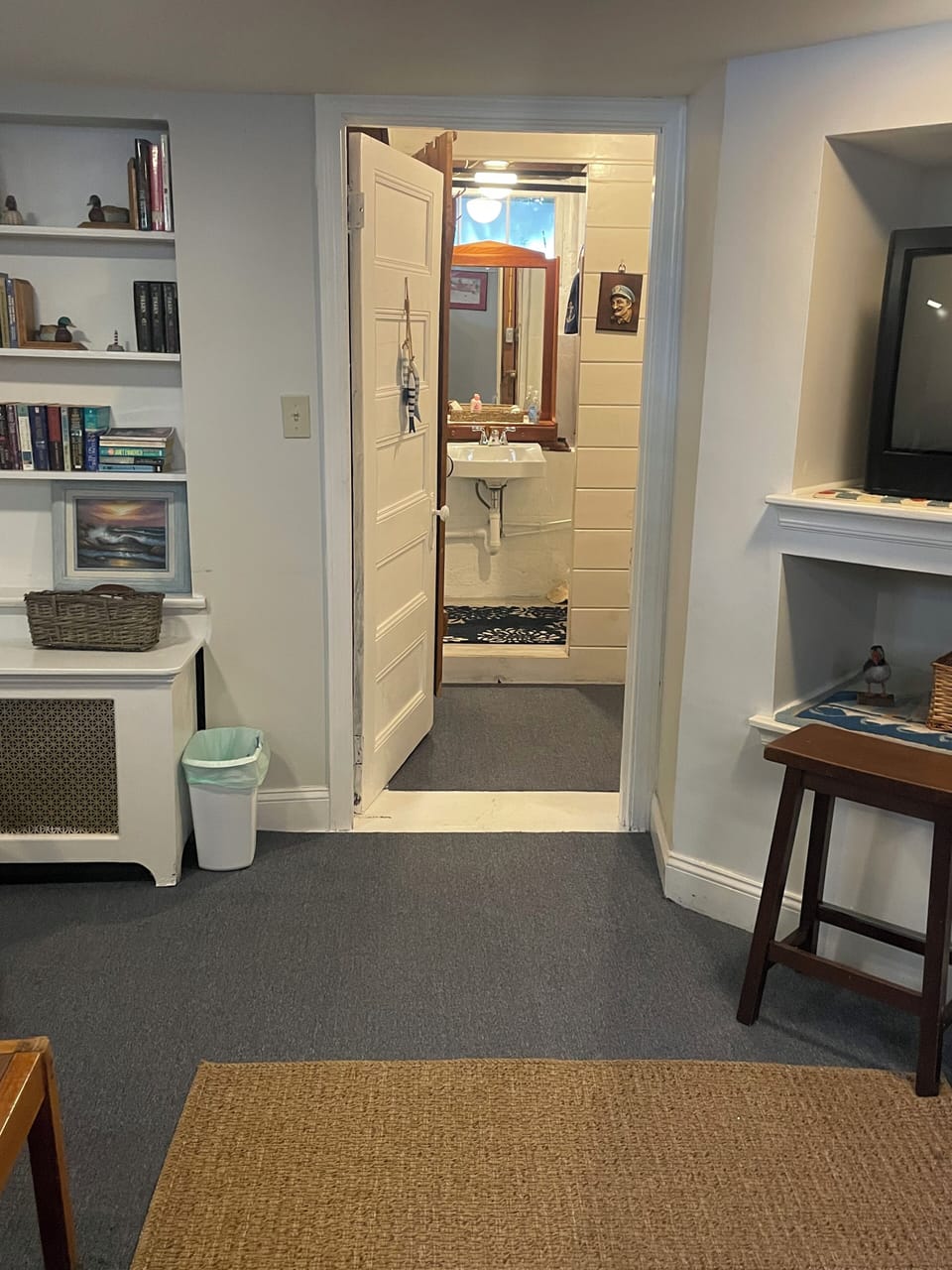 Game room to bathroom #2