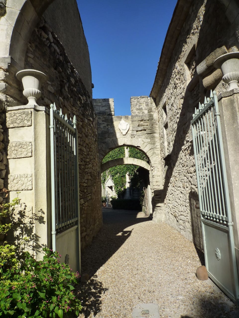 Entrance courtyard