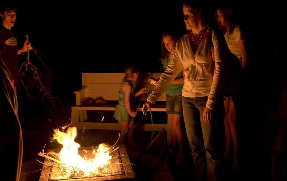 S'mores themed campfire