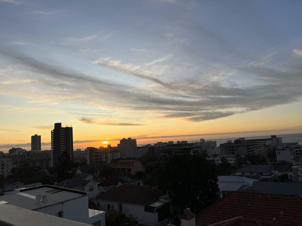 Sunset from the balcony