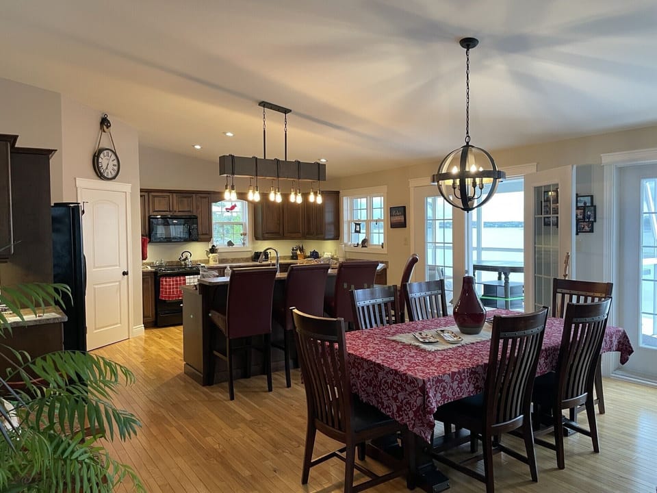 Kitchen and dining area