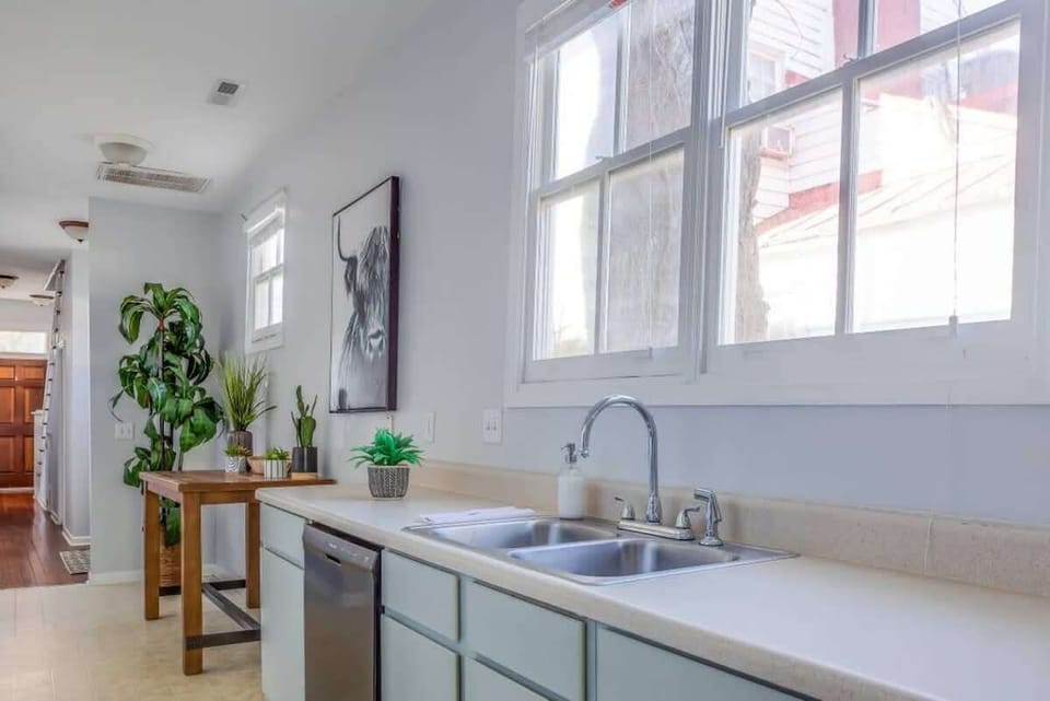 Fully stocked kitchen