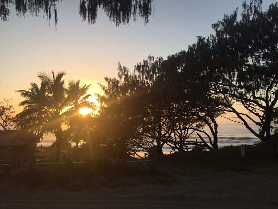 Sunrise from front deck
