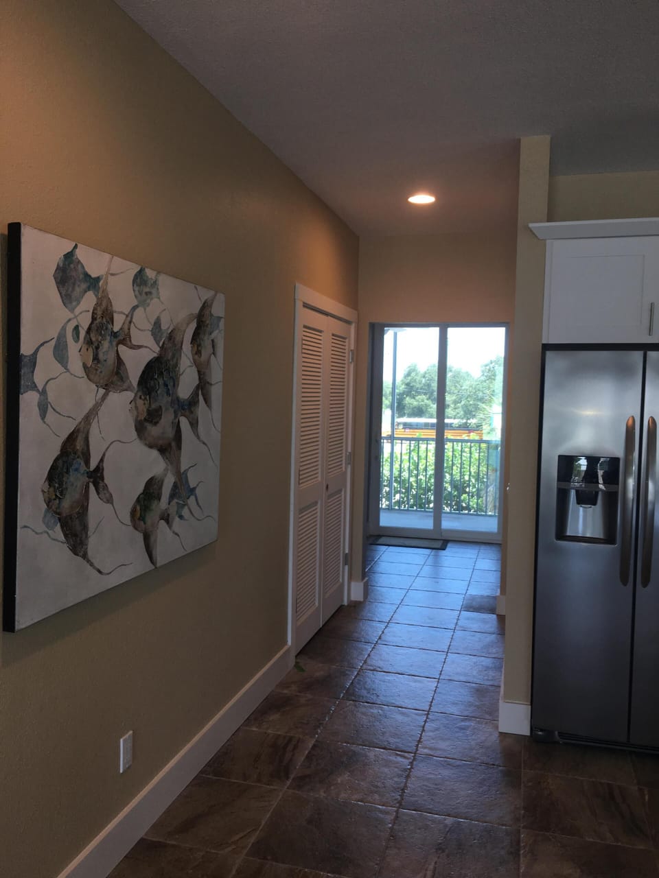 Beautiful tile throughout entire home.