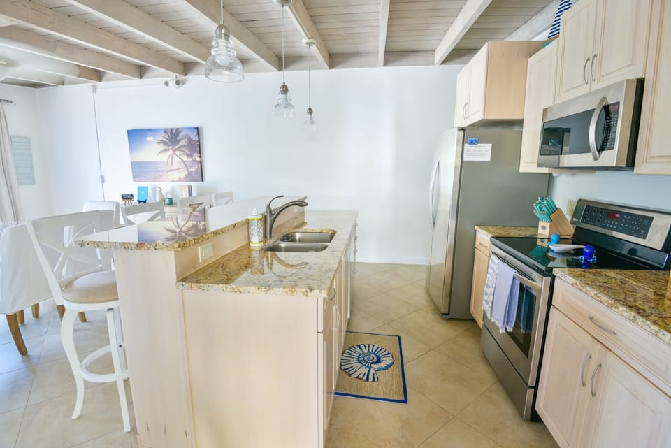 Fully stocked kitchen