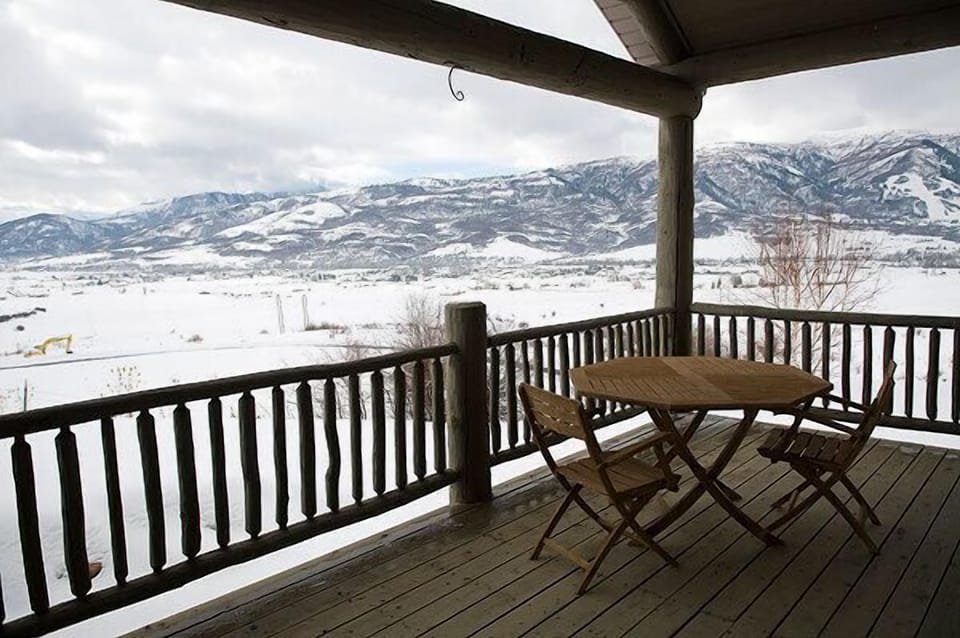 The view from the deck. 