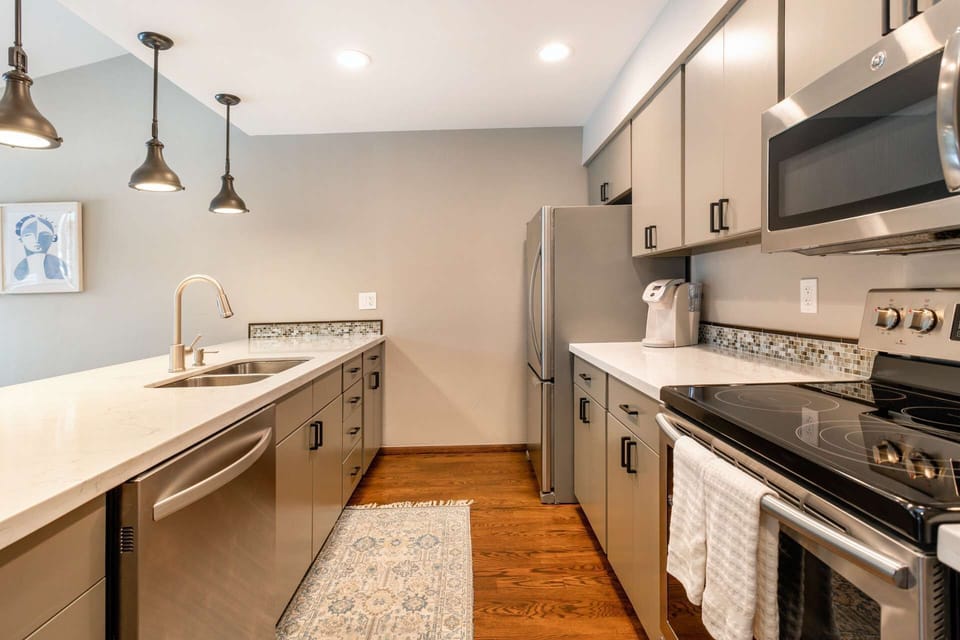 Create amazing meals in this spacious fully equipped kitchen.
