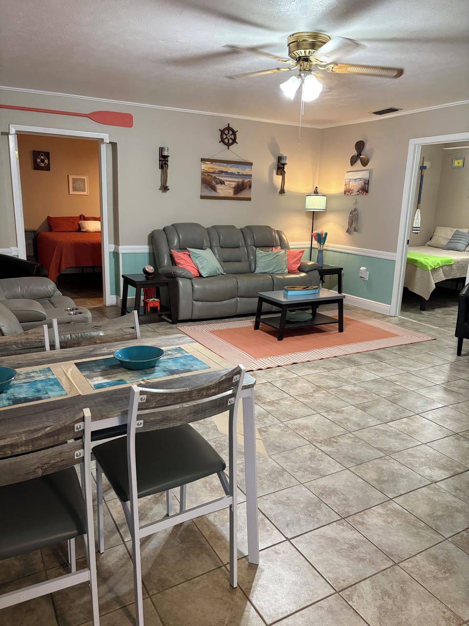 Living room from the front door view