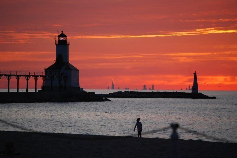 Don't miss our incredible Michigan City sunset!