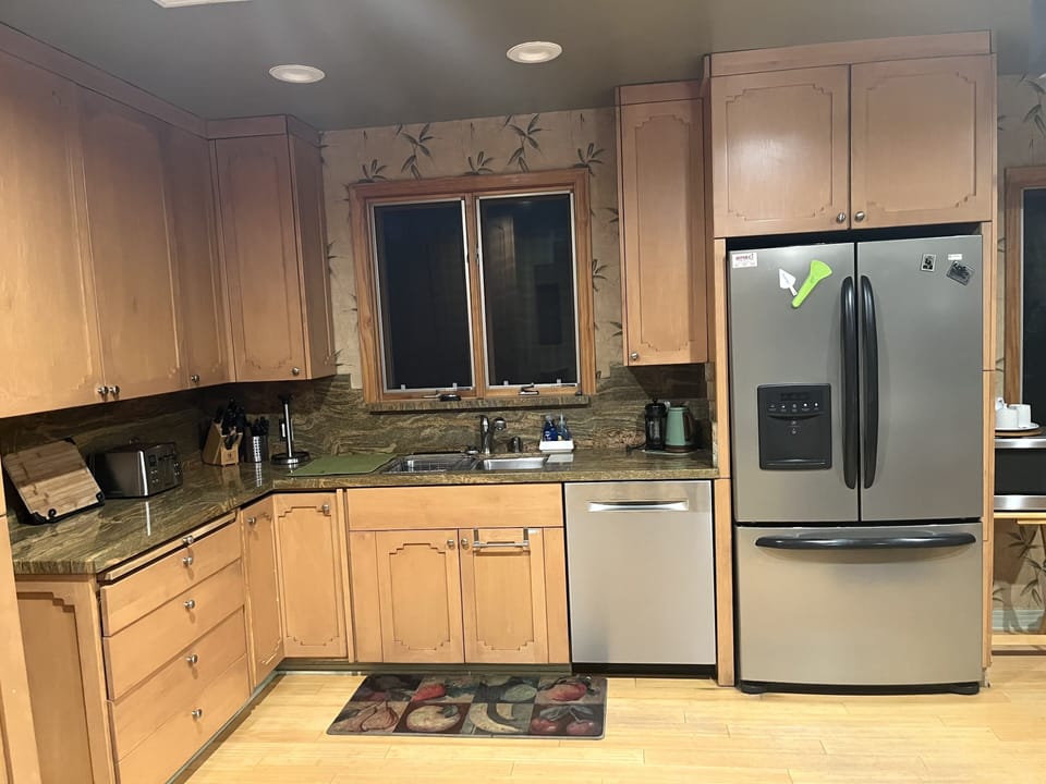 1st Floor - Kitchen—2 Sinks-2 Disposals, Pantry, Pots-Pans, Dishes, Utensils