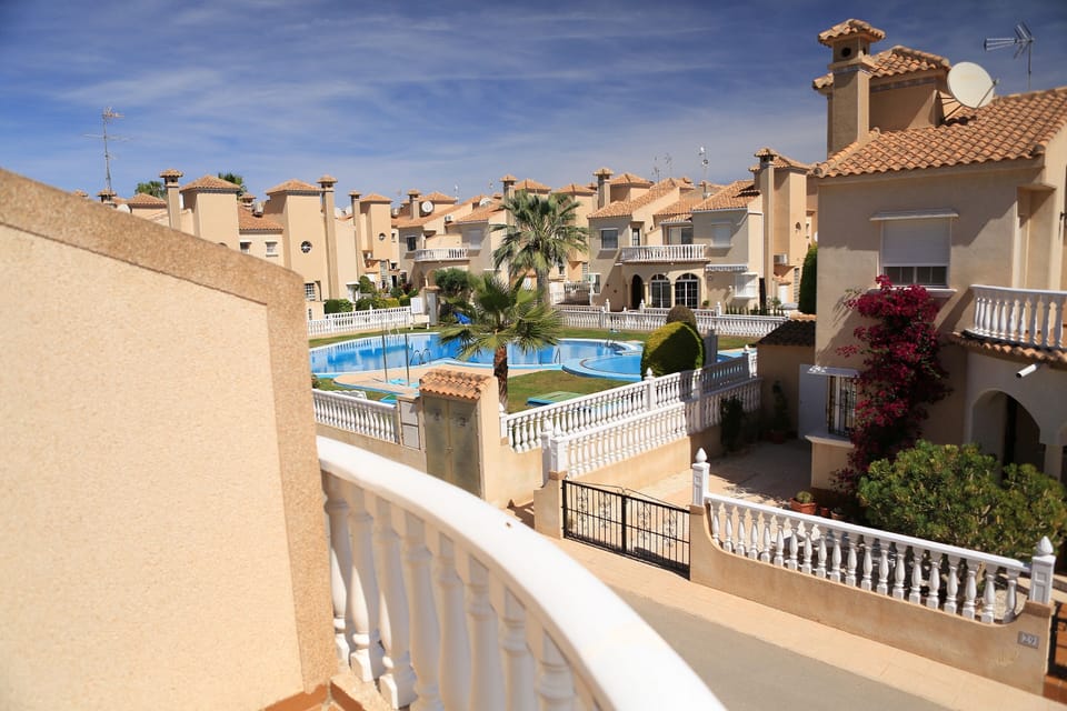 Balcony view to the pool