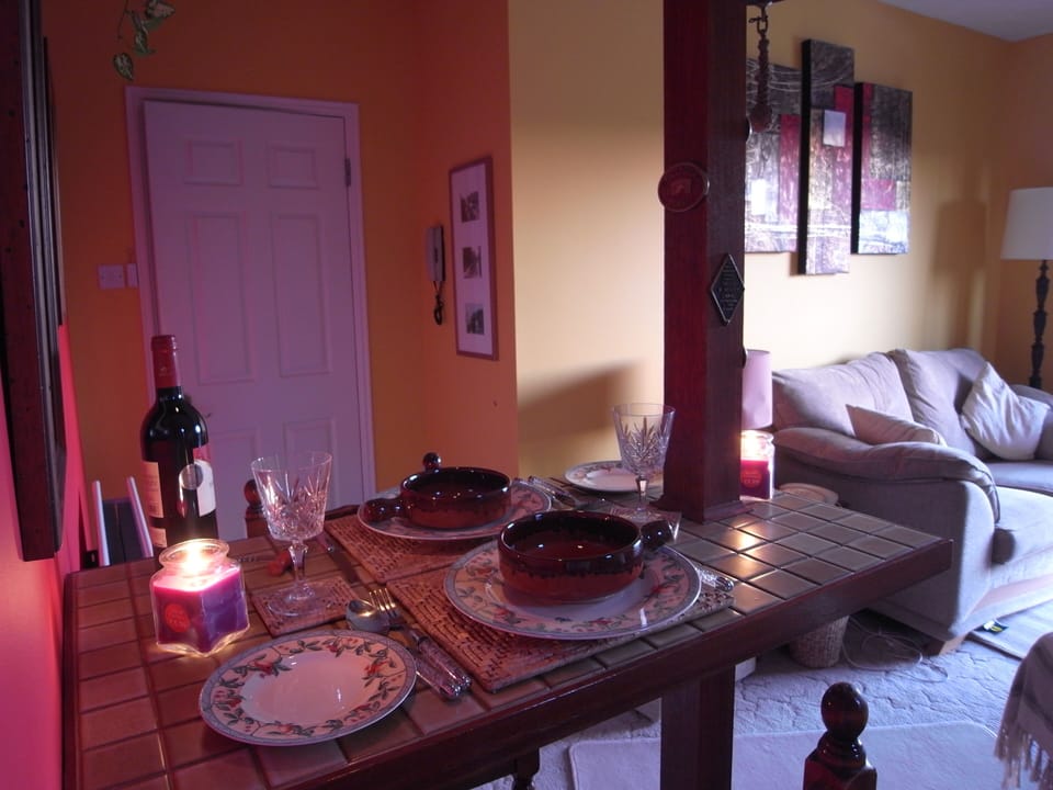 Romantic setting for two 