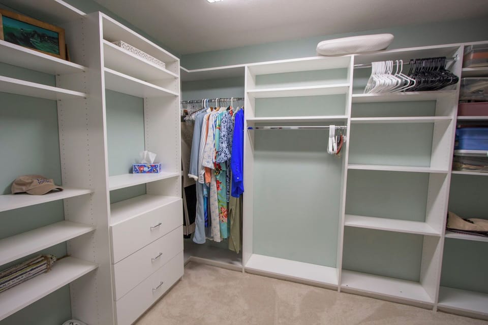 Bedroom #1 closet