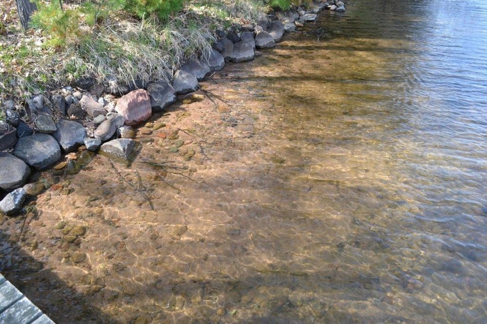 Round Lake--hard sandy bottomed clear water lake.