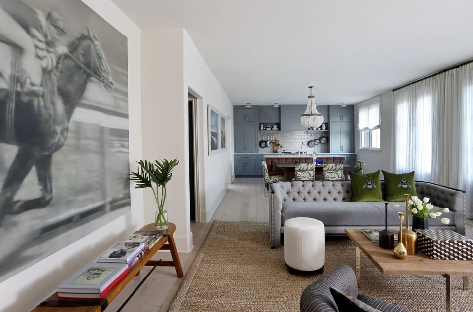 Interior design includes many bespoke details and 