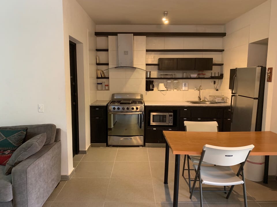 Kitchen on lower level