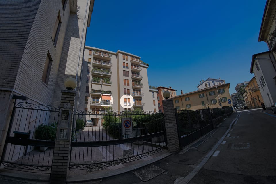 The apartment from the street