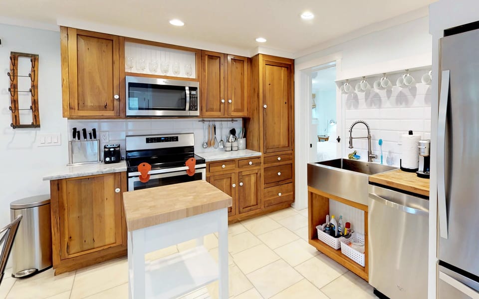 Gourmet Kitchen from my Antique Poplar Tennessee Kitchen