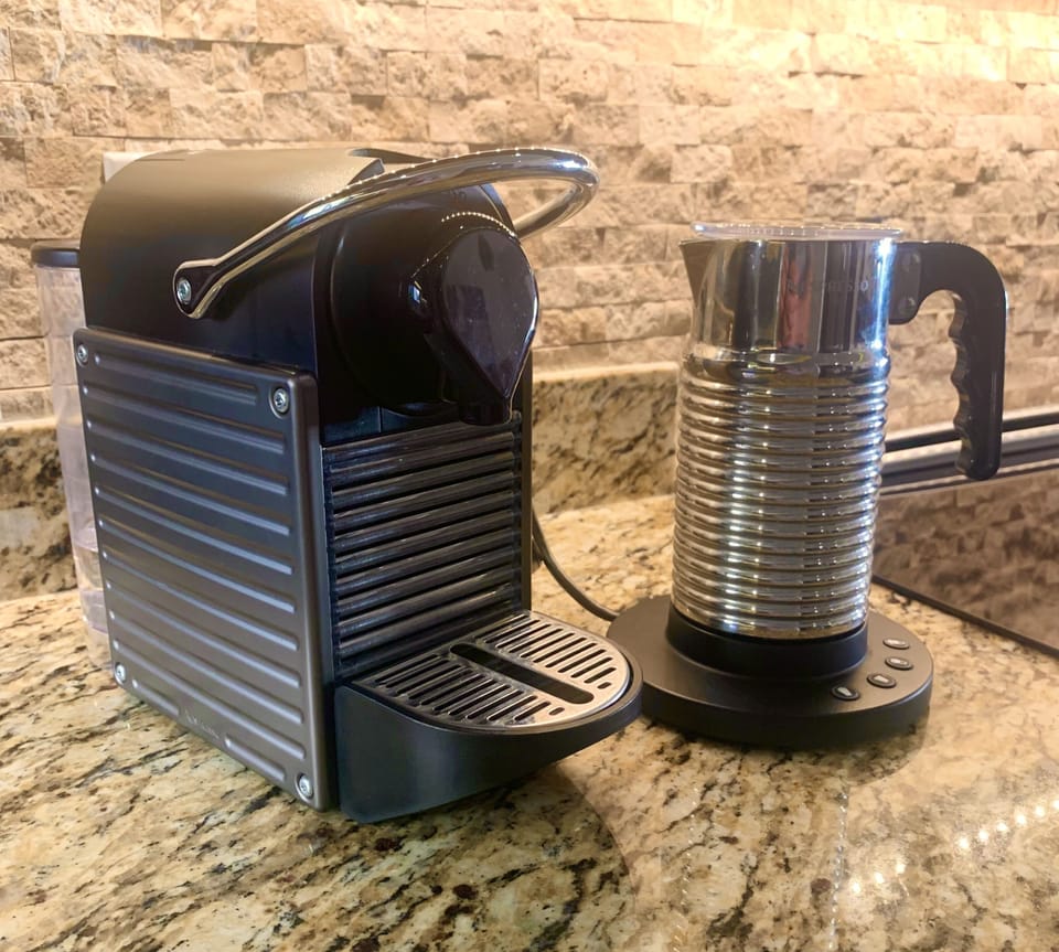 Pod and Drip makers plus milk ‘ foamer’