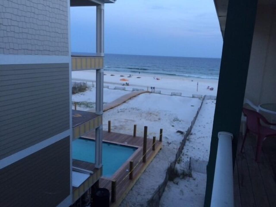 View from private balcony