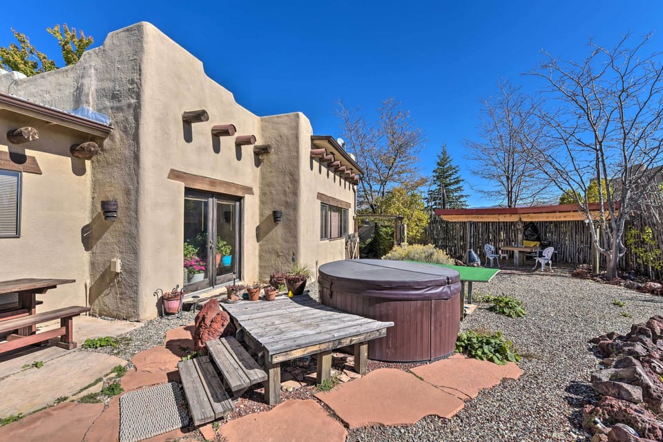 Home Exterior | Private Hot Tub (Not Currently Available)