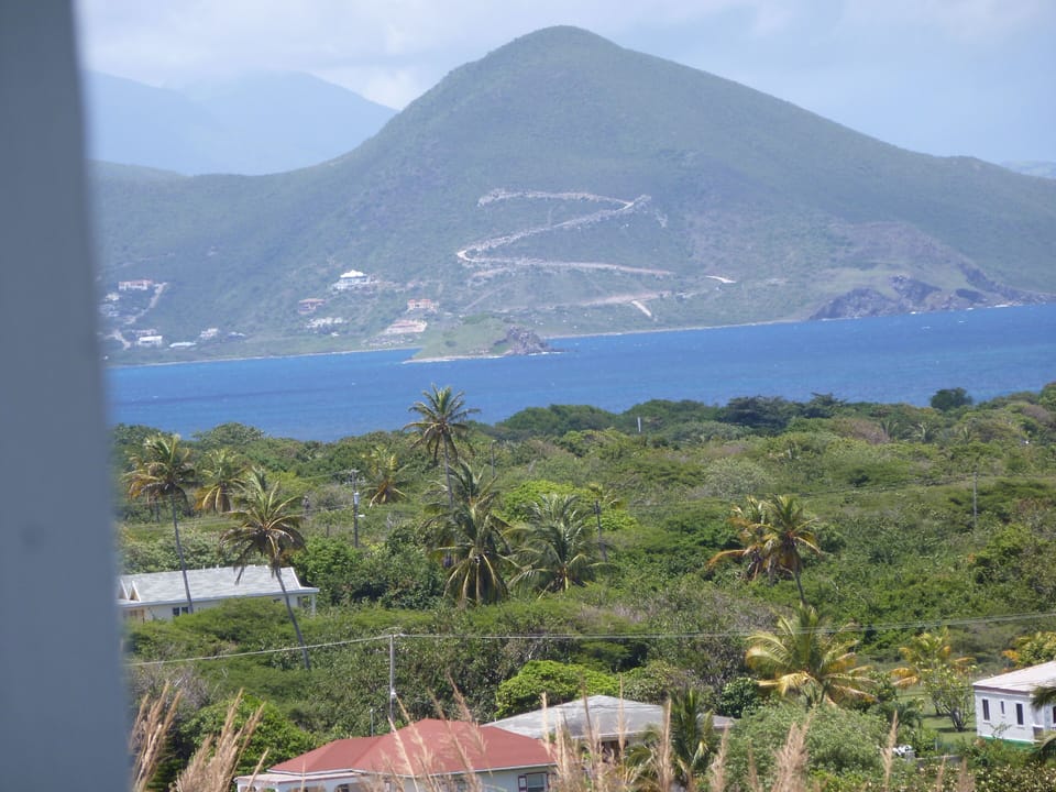 Porch view of eastern peninsula of St.Kitts