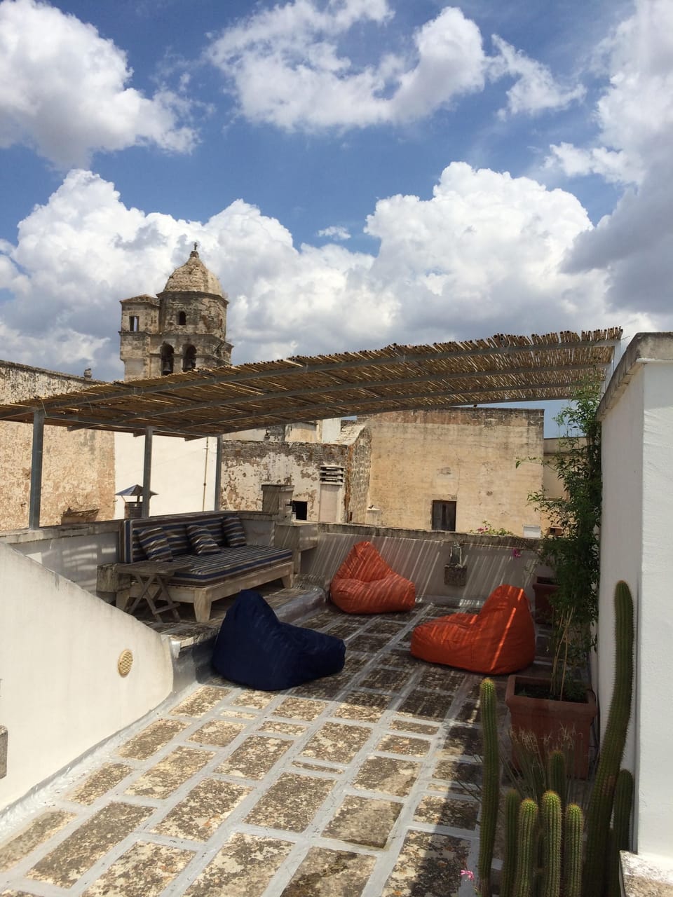 Roof terrace and monastery bell tower