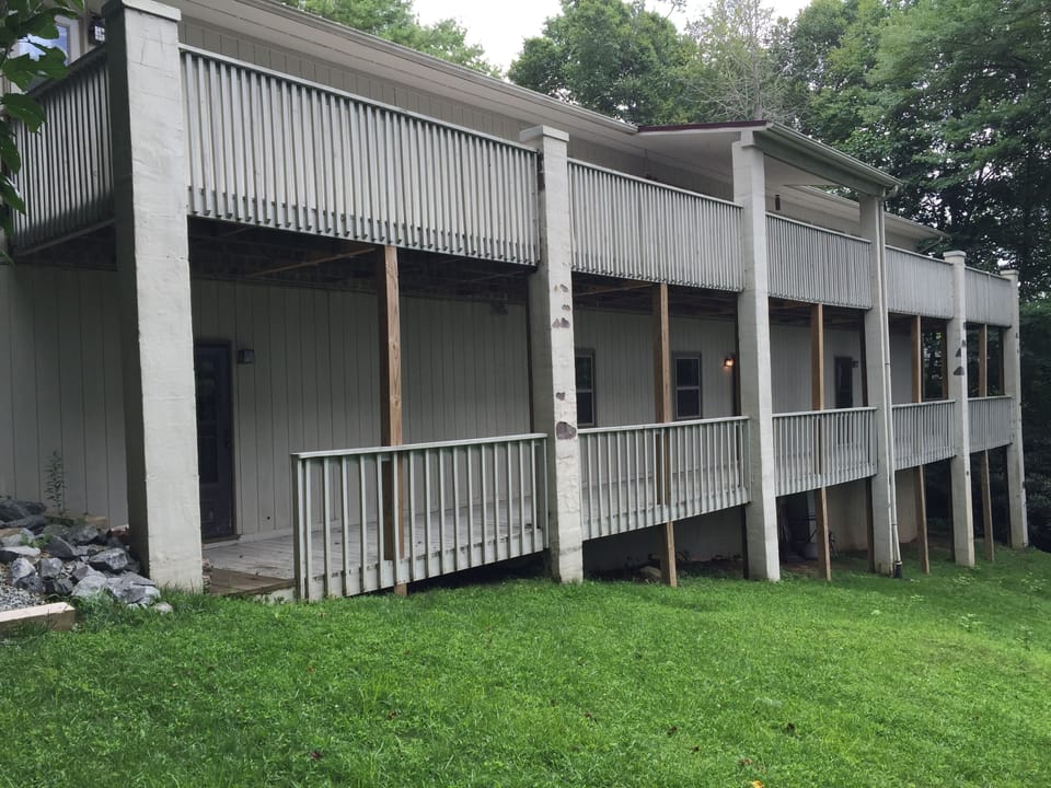 Back view of Upper and Lower Decks