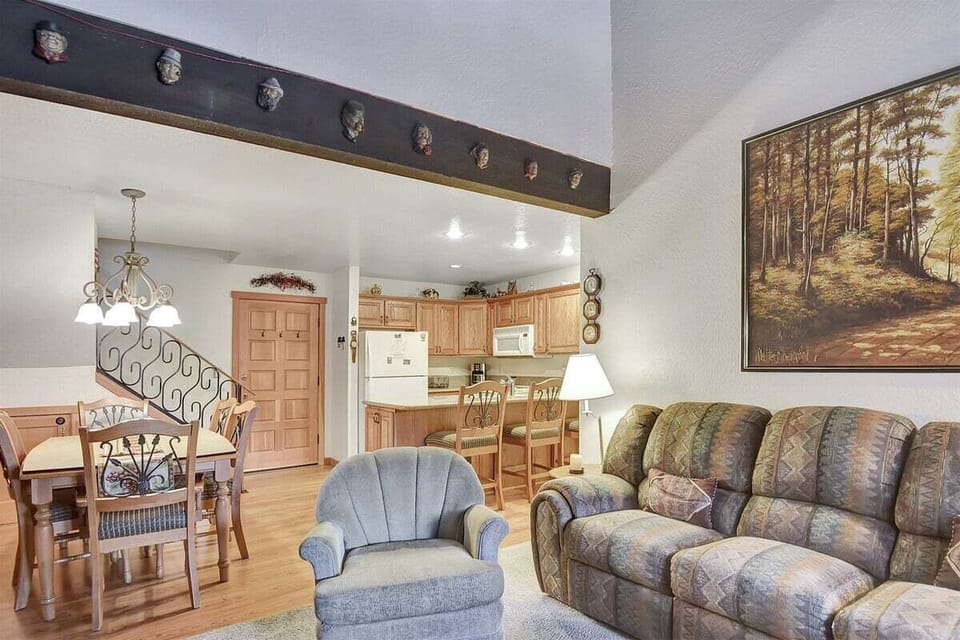 Open floor plan living area