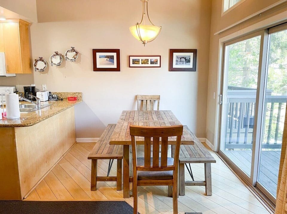 Dining Room, Deck and Kitchen