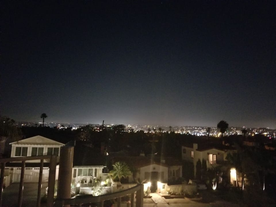 From the roof deck, can see the bay, downtown, Coronado, unobstructed.  